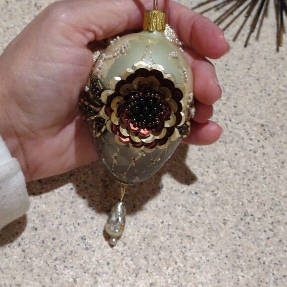 Dept 56 Ornaments by John Toole 2 ornate " jewels for your tree" bulbs - Picture 4 of 4